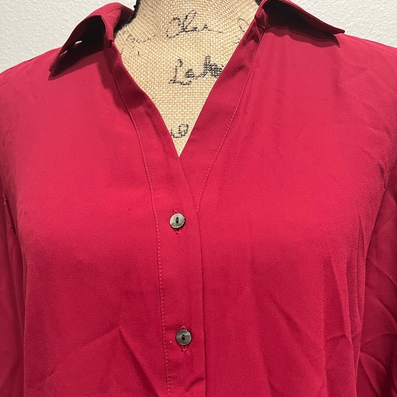 Ruby Red blouse - Picture 1 of 7